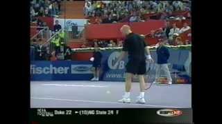 Grosjean vs Agassi Madrid 2002 [upl. by Kendrick]