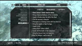 Skyrim Find Amrens Family Sword inside Redorans Retreat [upl. by Anerev375]