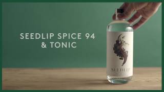 Seedlip Spice Tonic Cocktail Recipe [upl. by Gokey]