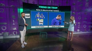 The Rams to go OVER 85 wins 👀 Talking NFL win totals on ESPN BET Live [upl. by Serles]