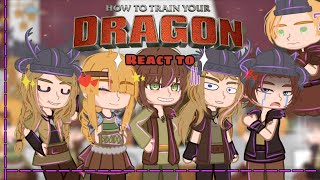 🇧🇷🇺🇸  FULL VERSION  How to train your dragon react to Hiccup  httyd  Starzy Eeech [upl. by Leiso]