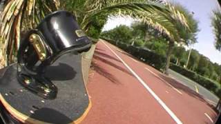 longboard spin with bindings [upl. by Anibur]