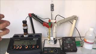 Dosage par titrage conductimétrique et pHmétrique simultané acide chlorhydrique par la soude [upl. by Eivad213]