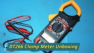 DT266 clamp meter specification Clamp meter price Unboxing [upl. by Kraft]