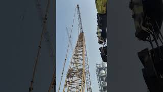 XCMG crane and XGC 400 ton boom down shortsvideo vairalreels [upl. by Garbers121]