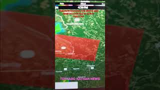 93024 TORNADO WARNINGS IN NORTH CAROLINA FOR BERTIE AND MARTIN COUNTY [upl. by Ardied]