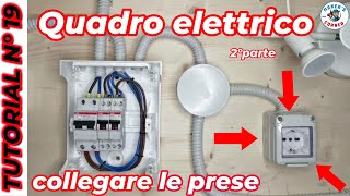 Collegamento prese elettriche Impianto elettrico Guida Tutorial Altri video in descrizione [upl. by Tica141]