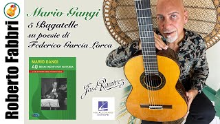 Mario Gangi 5 bagatelle su poesie di Federico Garcia Lorca [upl. by Rudin]