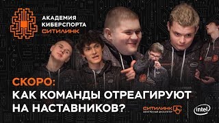 Как команды отреагируют на наставников  Тизер 2го эпизода шоу quotАкадемия Киберспорта Ситилинкquot [upl. by Yrrehs]