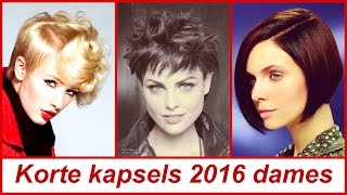 Korte kapsels 2016 dames [upl. by Pooh]