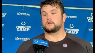 Indianapolis Colts  Quenton Nelson and Zaire Franklin fight  why did no one ask about it [upl. by Anilejna]