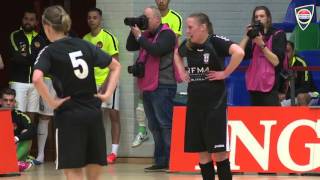 Samenvatting Bekerfinale vrouwen OS Lusitanos  Drachtster Boys 25 maart 2016 [upl. by Brunelle]