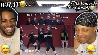 Stray Kids has the best dance practice videos crack REACTION [upl. by Brine]