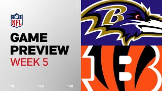 Baltimore Ravens vs Cincinnati Bengals  2024 Week 5 Game Preview [upl. by Joses]