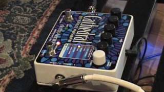 Electro Harmonix CATHEDRAL stereo reverb guitar effects pedal demo w Les Paul amp Blues Jr Amp [upl. by Hulton789]