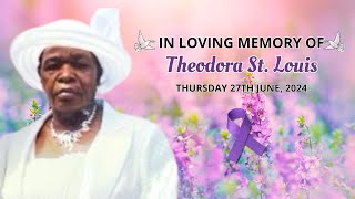 The Funeral Service of the Late Theodora St Louis [upl. by Adleme]