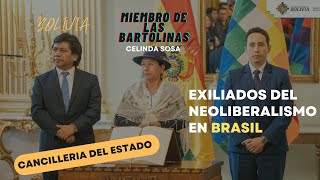 EXILIADOS DEL NEOLIBERALISMO EN BRASIL🔥MARIA GALINDO🔥CANCILLERIA DEL ESTADO REPRIS🔥 [upl. by Akimahs986]