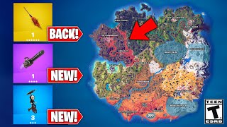 The NEW FORTNITEMARES Update Mythics Bosses amp New POIs [upl. by Onaicnop317]