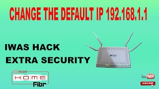 How to change PLDT fiber modem default gateway IP [upl. by Meela449]