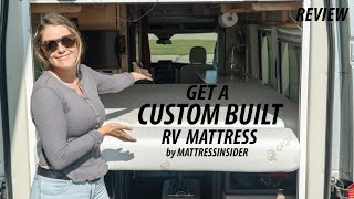 Custom Van Mattress by MattressInsider Review [upl. by Inafets]