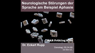 Neurologische Störungen der Sprache am Beispiel Aphasie [upl. by Akimot]