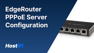 UISP  EdgeRouter PPPoE Server Configuration [upl. by Nylidam]