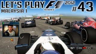 Lets Play F1 2012 COOP mit Dner 43  GÄNSEHAUT PUR in den ersten Runden  Malaysia Teil 1 [upl. by Arem971]