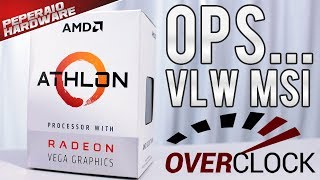 Desbloquearam o Athlon 200GE por engano Overclock confirmado à 3 9 Ghz estável AGESA 1006 MSI [upl. by Maurer]