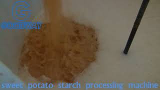 Sweet Potato Starch Processing Machine [upl. by Glyn]