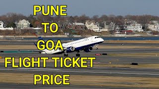 Pune to Goa Flight Ticket Price Kitna Hota Hai [upl. by Salomon]