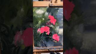 Master the Art of Painting a Stunning Peony in Oil pleinair oilpainting painting artshorts [upl. by Tillfourd969]