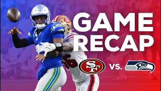 Double Take Segments  GAME RECAP  49ers vs Seahawks TNF [upl. by Adriane]