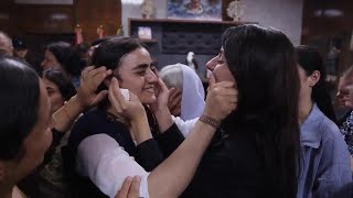 Yazidi woman abducted by Islamic State 10 years ago returns to a warm welcome in Sinjar [upl. by Akselaw]