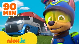 PAW Patrol Best Moments on the PAW Patroller w Chase 🚐 90 Minute Compilation  Nick Jr [upl. by Johan458]