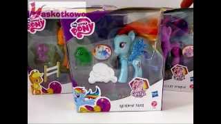 My Little Pony  3 kucyki ruchome od Hasbro  Twilight Sparkle Applejack Rainbow Dash [upl. by Donnamarie]