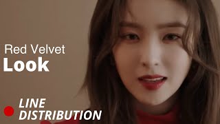 Red Velvet 레드벨벳  봐 Look Line Distribution [upl. by Dar680]