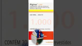 Alginac 1000 serve pra que [upl. by Blackmun]