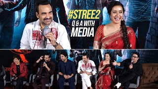 Shraddha Kapoor Rajkummar Pankaj Tripathi and Stree 2 Team Q amp A With Media  stree2 Trailer [upl. by Naig69]