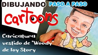 Caricatura vestido de quotWoodyquot Toy Story [upl. by Ahsirak925]