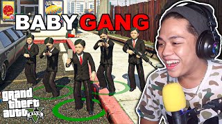 Mga BABY SINUGOD ang GTA 5 PRANK  Gta 5 Roleplay [upl. by Marcellus]