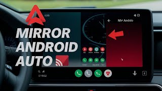 MirrorCast Android Screen To Android Auto Using Screen Auto [upl. by Annej]