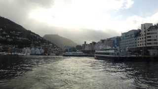 Leaving Bergen on the ferry to Stavanger [upl. by Hewitt]