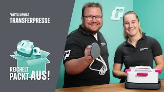 plottix iXpress Transferpresse  reichelt packt aus [upl. by Ahsinned]