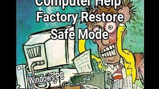 How To Restore Microsoft Windows 7 amp Vista in Safe Mode GET HELP NOW [upl. by Aneeg]