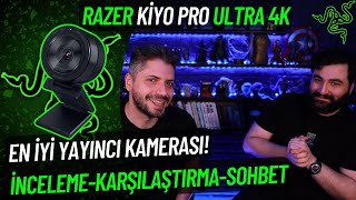 YAYINCI KAMERASI KARŞILAŞTIRMASI RAZER Kiyo Pro Ultra vs Canon M200 vs Logitech Brio w ErenAktan [upl. by Enair]