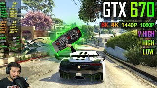 The GTX 670 from 2012 in GTA 5 [upl. by Novak779]