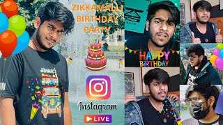 ZikkAmalli ගෙ Birthday Party With kaviyafernando PasiYa7 makkazilli2340  Instagram 🔴LIVE [upl. by Niar571]