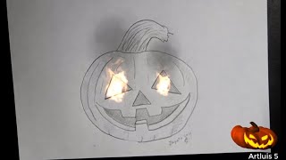 COME DISEGNARE UNA ZUCCA PER HALLOWEEN [upl. by Minoru]