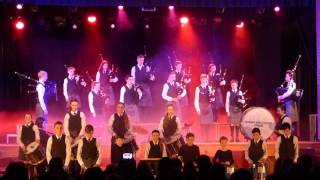 Davidsons Mains amp District Pipe Band Christmas Concert 2016  Fix You [upl. by Hopper]