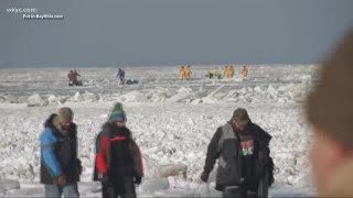 Massive rescue effort out on Lake Erie highlights dangers of ice [upl. by Etz]